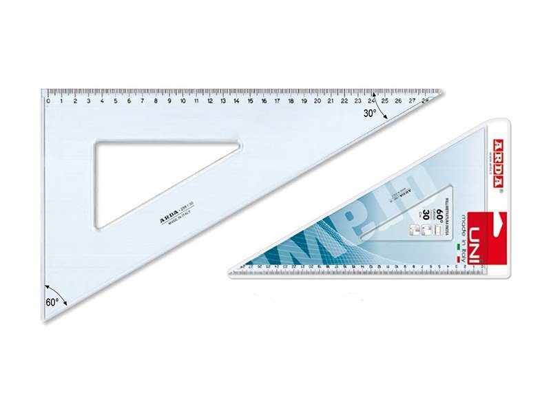 Φωτογραφία προϊόντος: Exas Τρίγωνα Arda 25cm 60° (110288250)
