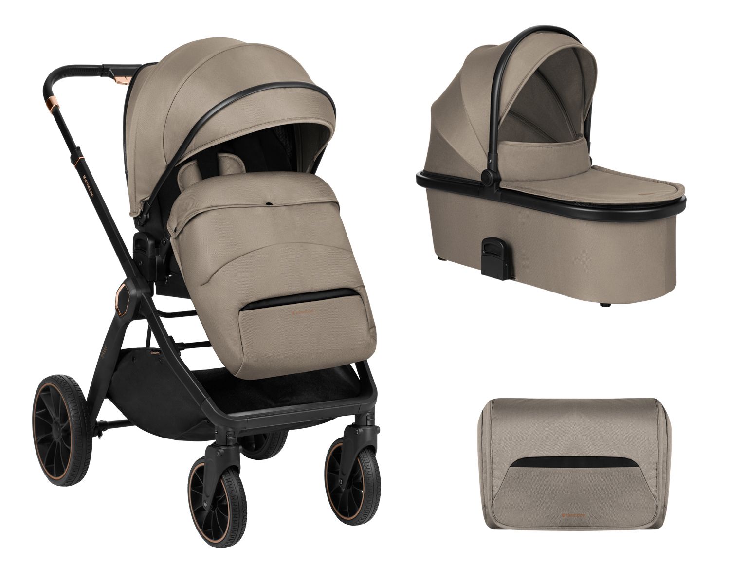 Φωτογραφία προϊόντος: Kikka Boo Kikkaboo Tiffany Stroller 2 σε 1 Beige (31001020153)