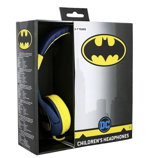 Φωτογραφία προϊόντος: Cd-Media Ακουστικά OTL Batman Childrens Headphones (ACC-0611)