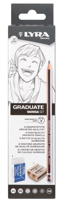 Φωτογραφία προϊόντος: Lyra Mολύβια Grand Manga Graphite Set 8 τμχ (001174080)