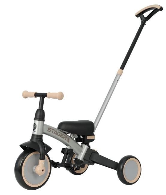 Φωτογραφία προϊόντος: QPlay Ποδήλατο Stager 3in1 Silver (01-1212075-04)