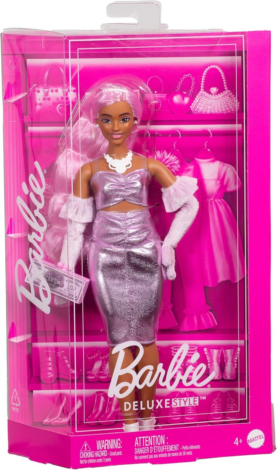 Φωτογραφία προϊόντος: Mattel Barbie Deluxe Fashionistas- Ροζ Μαλλιά (HYV25)