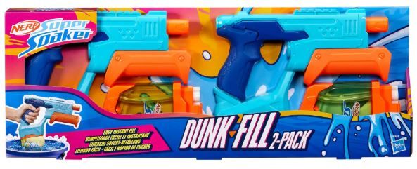 Φωτογραφία προϊόντος: Hasbro Nerf Super Soaker Dunk Fill Σετ 2 τμχ (G0995)