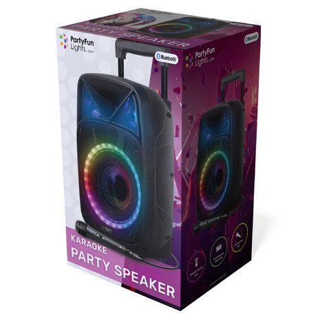 Φωτογραφία προϊόντος: PartyFun Lights Party Καραόκε Πάρτυ Με Ηχείο Τρόλεϋ Και Τηλεχειριστήριο (86448)