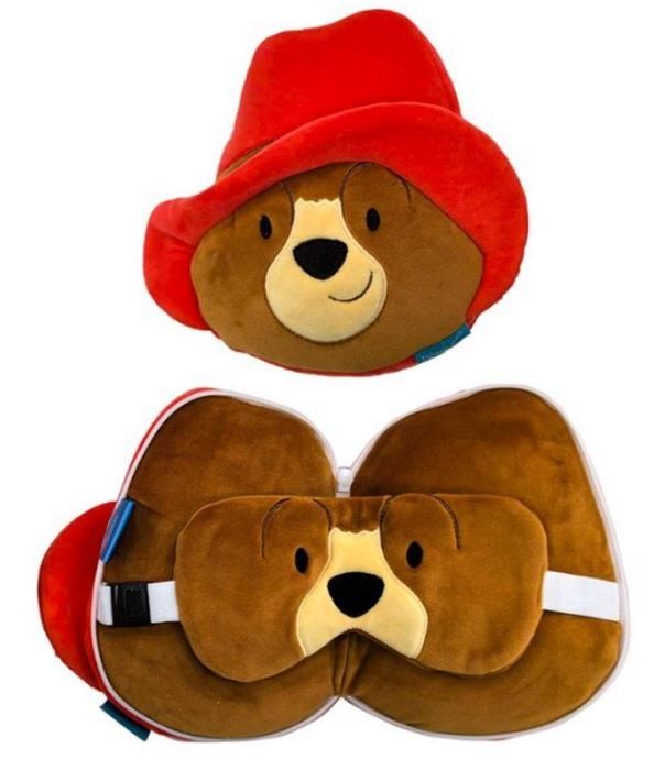 Φωτογραφία προϊόντος: Puckator Relaxeazzz Plush Μαξιλάρι Ταξιδιού-Μάσκα Ματιών Paddington (CUSH381)