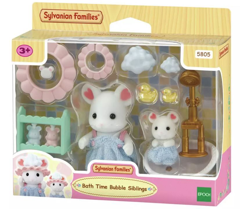 Φωτογραφία προϊόντος: Epoch Sylvanian Families: Bath Time Bubble Siblings (5805)