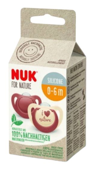 Φωτογραφία προϊόντος: Nuk Nature Πιπίλα Σιλικόνης Σετ 2 τμχ 0-6m (10730762)