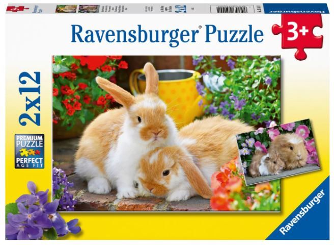 Φωτογραφία προϊόντος: Παζλ Ravensburger Γλυκά Ζωάκια Σετ 24 τμχ (05144)