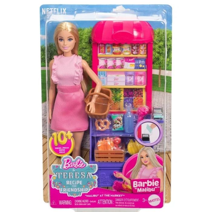 Φωτογραφία προϊόντος: Mattel Barbie Malibu Βόλτα Στην Αγορά (JCT05)