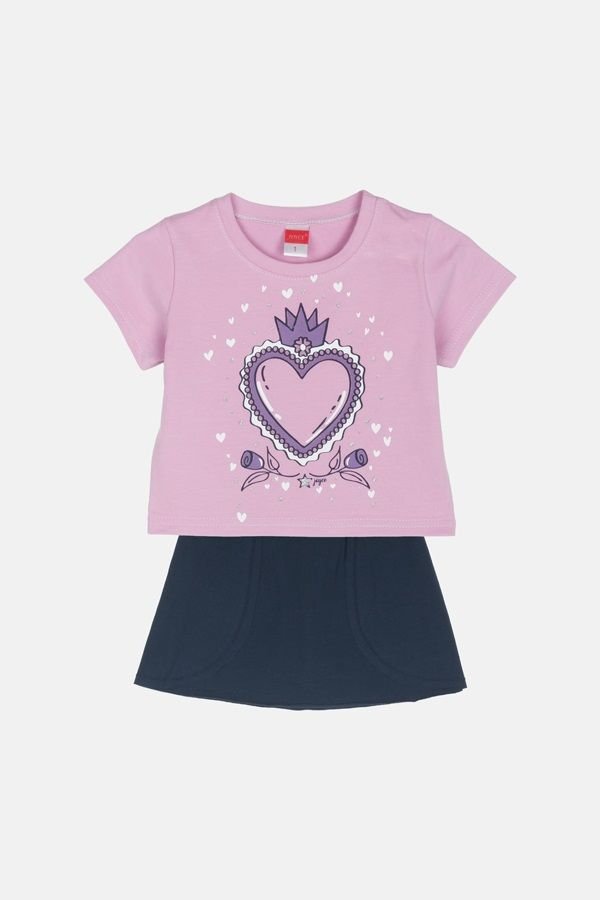 Φωτογραφία προϊόντος: Joyce Junior Μπλούζα Φούστα Heart Princess Ροζ-Μπλε Σκούρο (2511135-1)