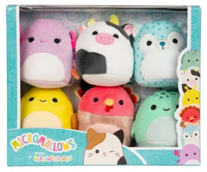 Φωτογραφία προϊόντος: Jazwares Squishmallows Λούτρινα 6εκ. Σέτ 6 Τμχ (JWSM0008)
