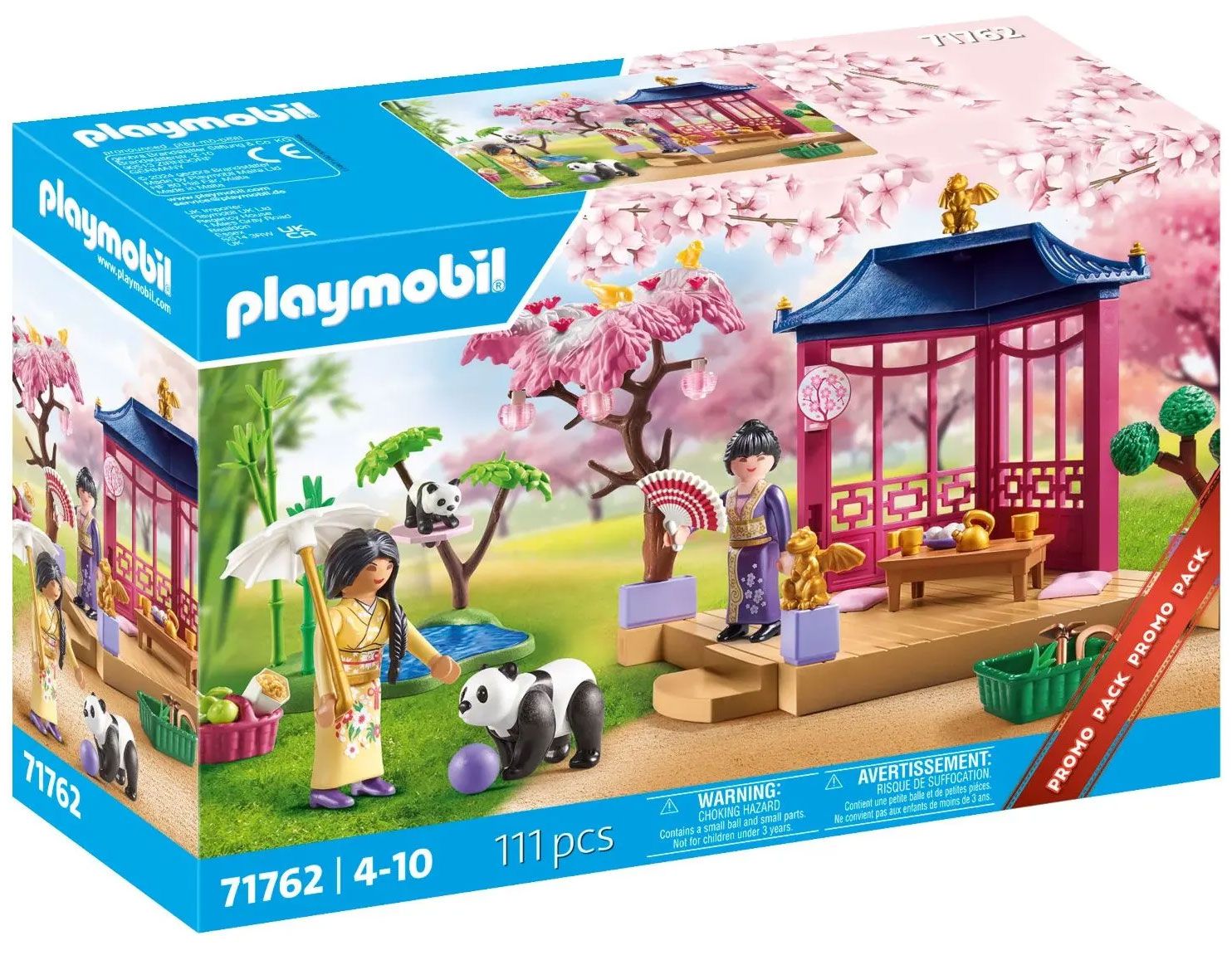 Φωτογραφία προϊόντος: Playmobil Ασιάτικος Κήπος Με Κιόσκι Και Πάντα (71762)