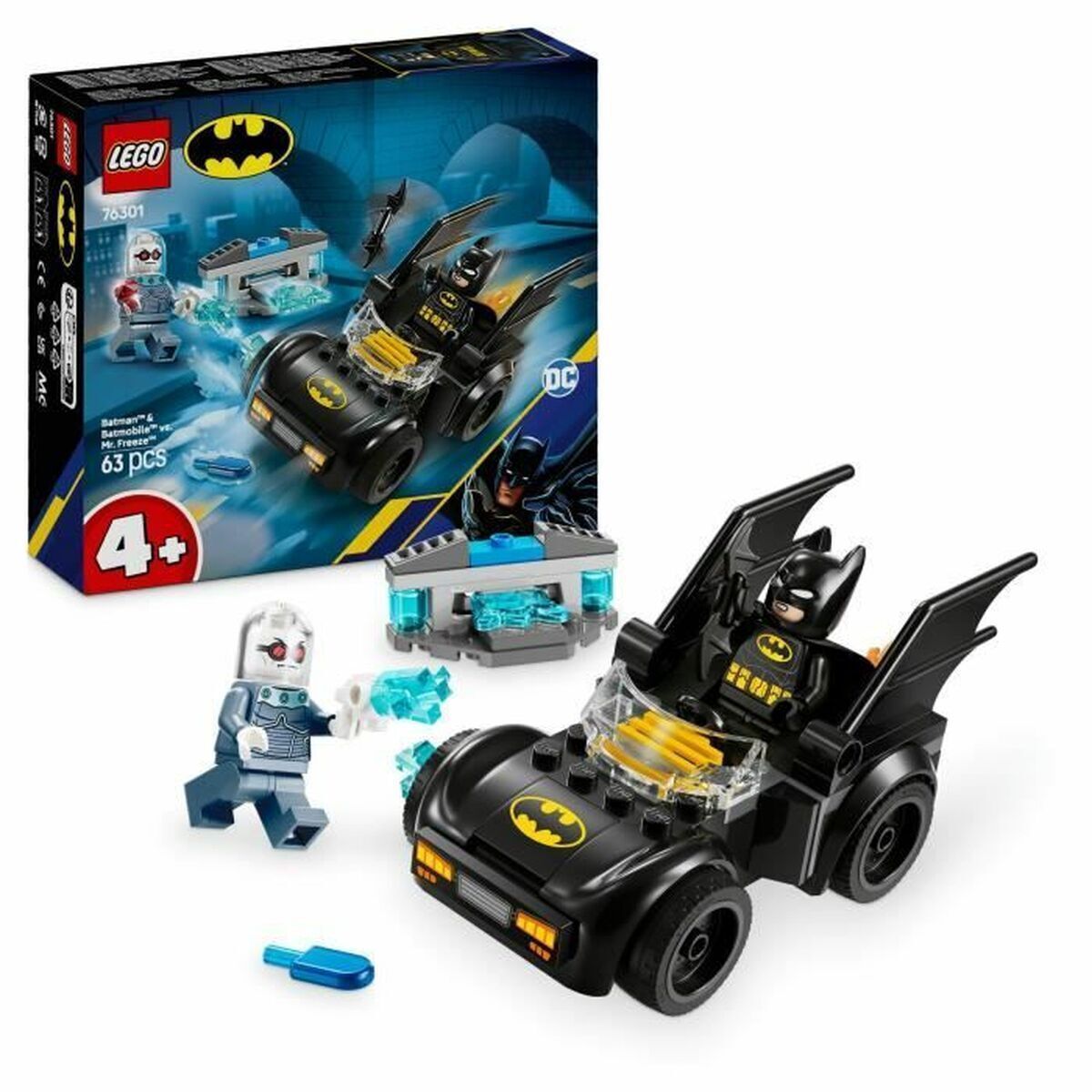 Φωτογραφία προϊόντος: LEGO Super Heroes Μπάτμαν Και Μπάτμομπιλ Vs Μίστερ Φρίζ (76301)