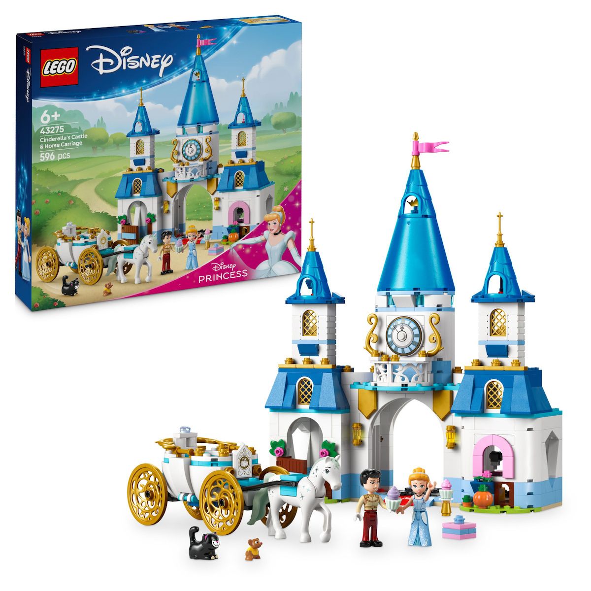 Φωτογραφία προϊόντος: LEGO Disney Το Κάστρο Και Η Άμαξα Με Άλογα Της Σταχτοπούτας (43275)