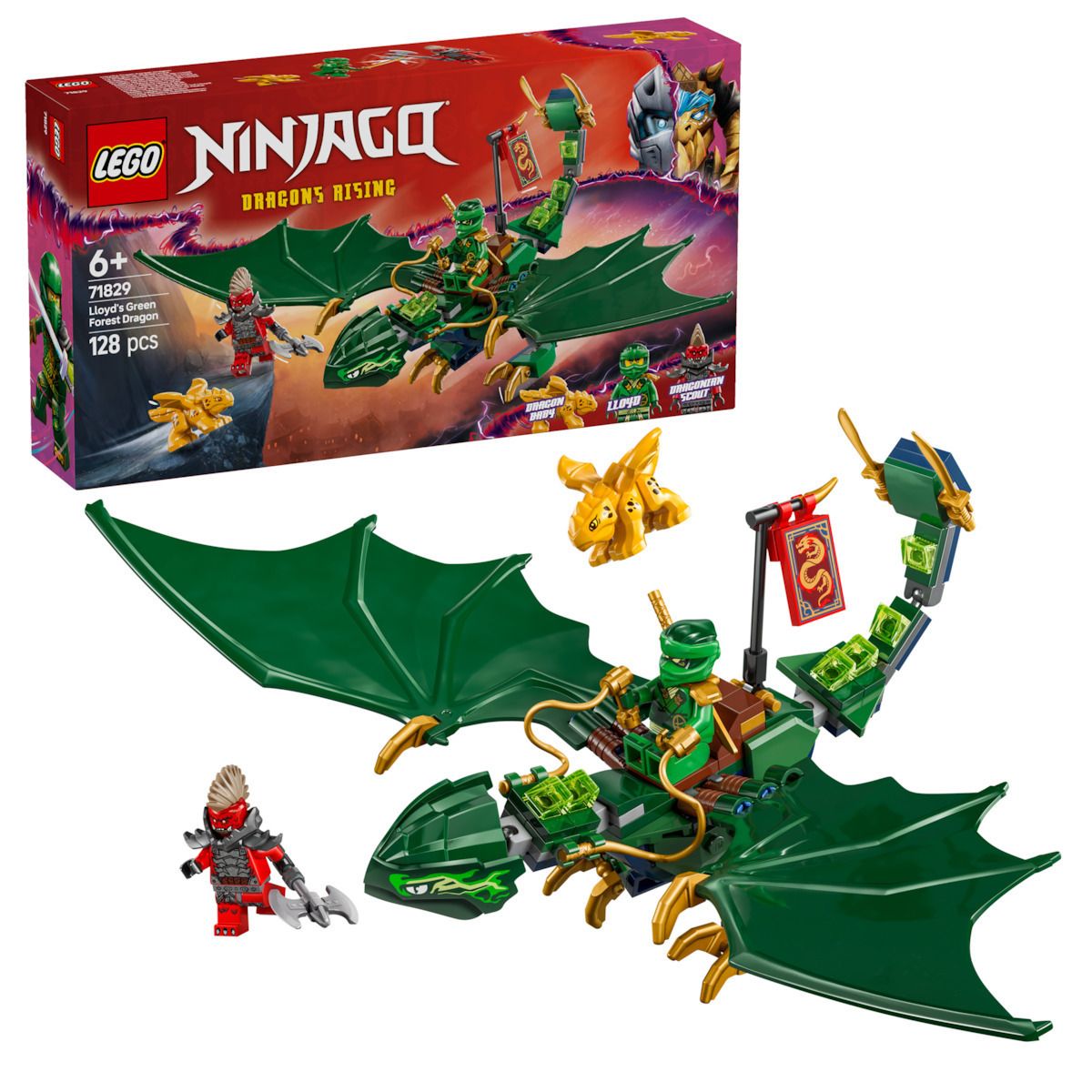 Φωτογραφία προϊόντος: LEGO Ninjago Πράσινος Δράκος Δάσους Του Λοιντ (71829)