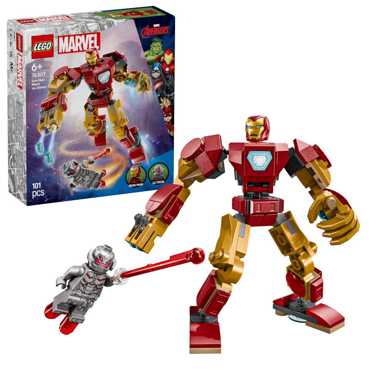 Φωτογραφία προϊόντος: LEGO Super Heroes Εξωστολή Iron Man Vs Ultron (76307)