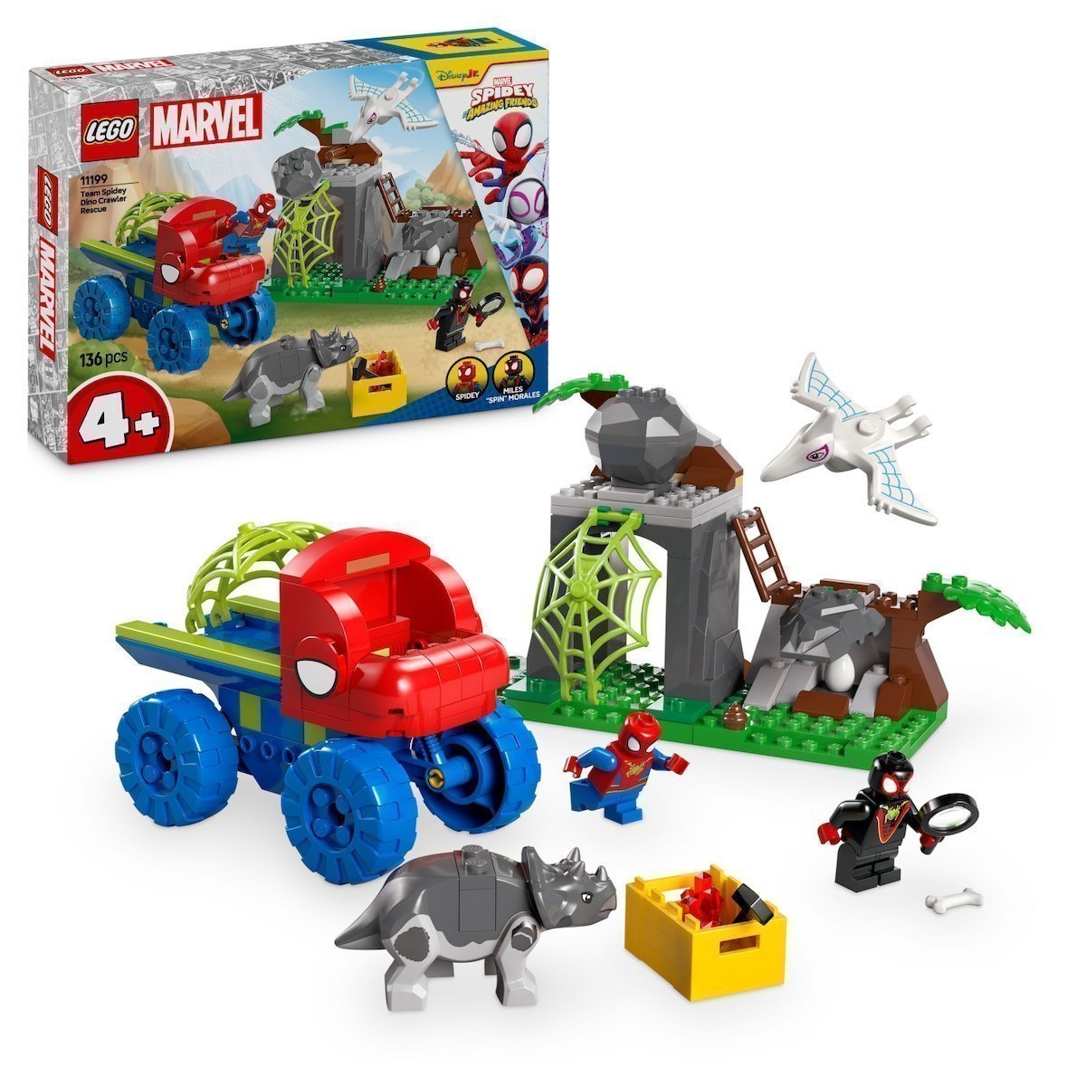 Φωτογραφία προϊόντος: LEGO Διάσωση Με Dino Crawler Από Την Ομάδα Spidey (11199)