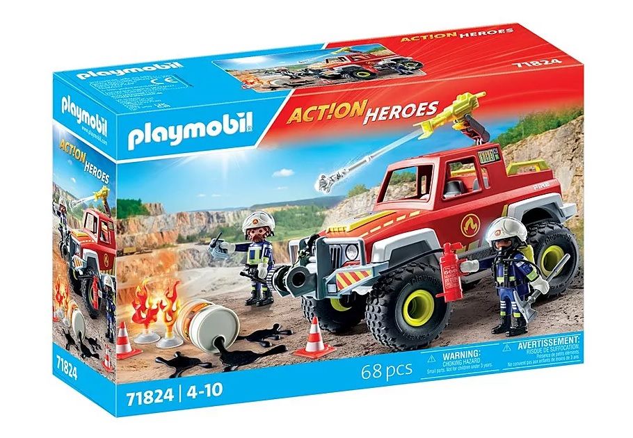 Φωτογραφία προϊόντος: Playmobil Πυροσβεστικό Όχημα 4x4 (71824)