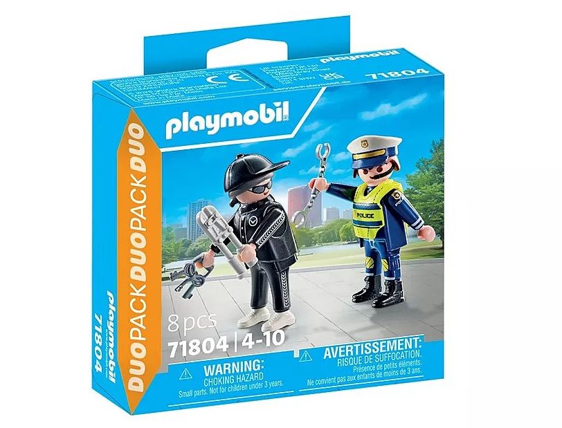 Φωτογραφία προϊόντος: Playmobil Duo Pack Αστυνόμος Και Διαρρήκτης (71804)