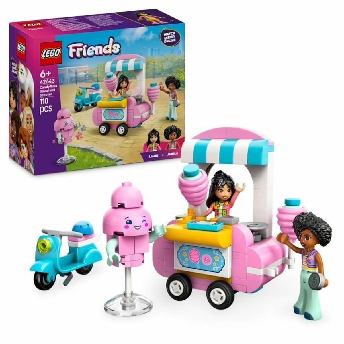 Φωτογραφία προϊόντος: LEGO Friends Στάντ Με Ζαχαρώτα Και Σκούτερ (42643)