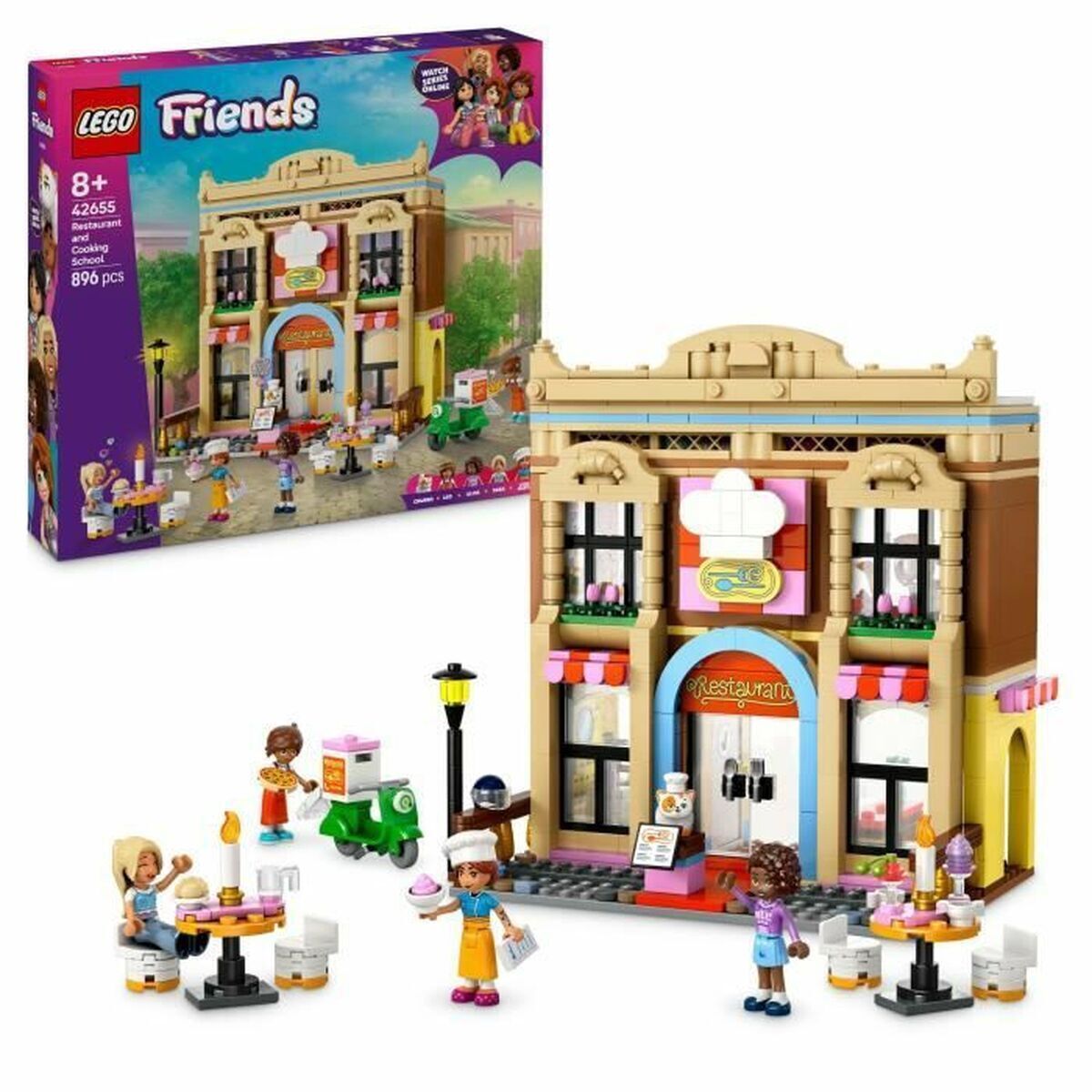 Φωτογραφία προϊόντος: LEGO Friends Εστιατόριο Και Σχολή Μαγειρικής (42655)