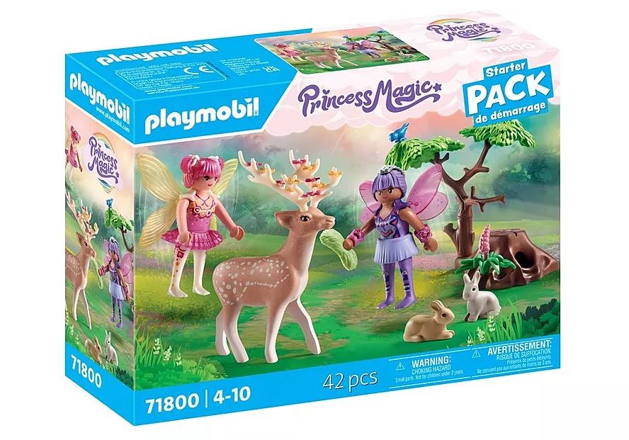 Φωτογραφία προϊόντος: Playmobil Starter Pack Νεράιδες Με Ζωάκια Του Δάσους (71800)