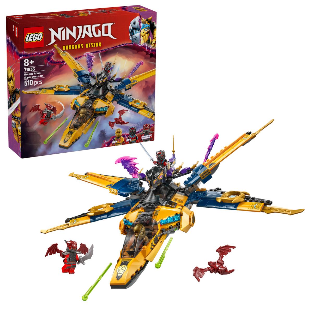 Φωτογραφία προϊόντος: LEGO Ninjago Τζέτ Σούπερ Καταιγίδας Του Ράς Και Του Άριν (71833)