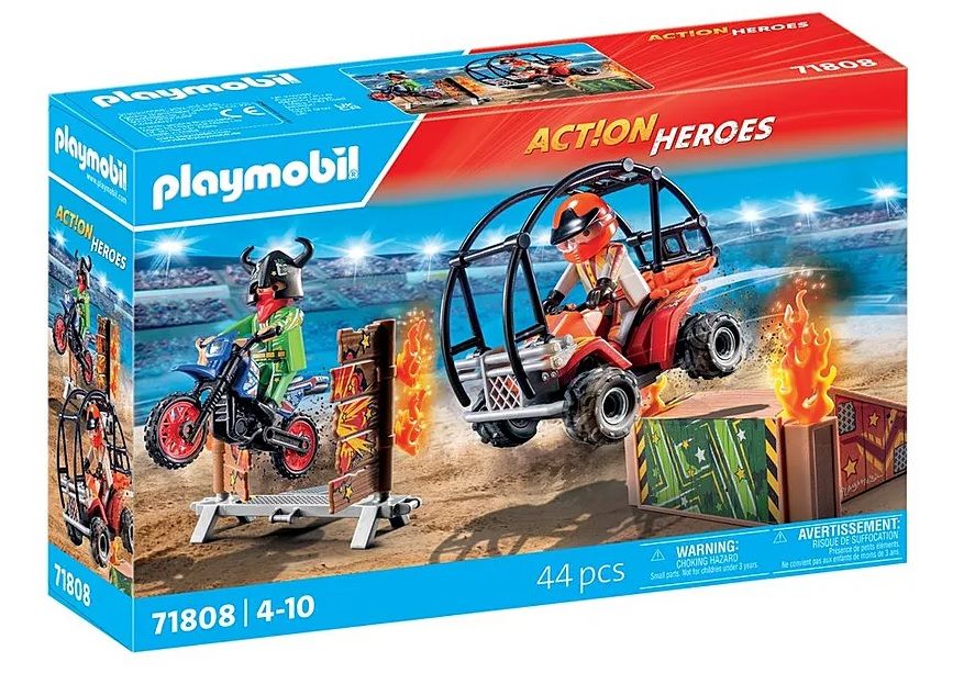 Φωτογραφία προϊόντος: Playmobil Ακροβατικά Με Γουρούνα Και Μηχανή (71808)