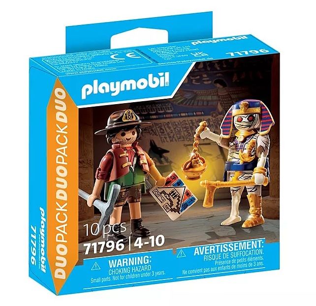 Φωτογραφία προϊόντος: Playmobil Duo Pack Κυνηγός Θησαβρού Και Μούμια (71796)