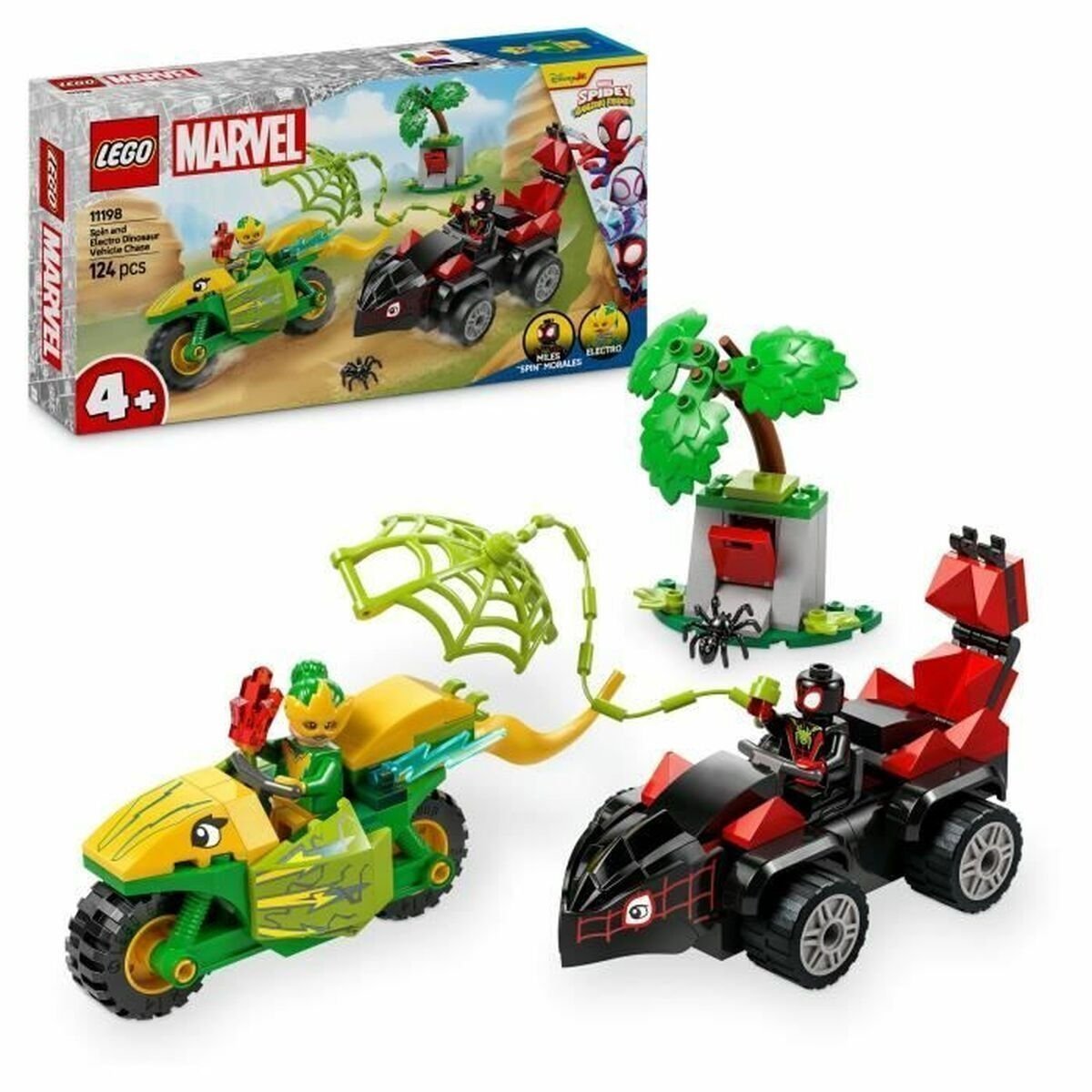 Φωτογραφία προϊόντος: LEGO Spidey Κυνηγητό Σπιν Και Δεινόσαυρο- Οχήματα (11198)