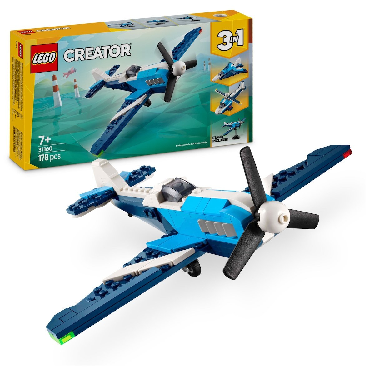 Φωτογραφία προϊόντος: LEGO Creator Αεροσκάφος- Αγωνιστικό Αεροπλάνο 3 Σε 1 (31160)