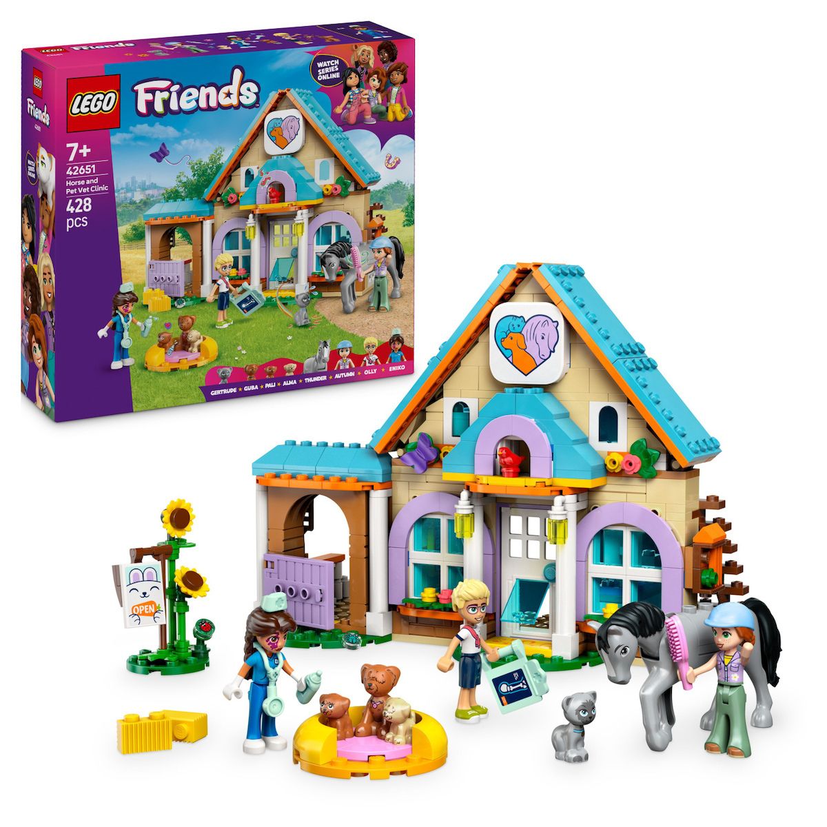 Φωτογραφία προϊόντος: LEGO Friends Κτηνιατρείο Για Άλογα Και Κατοικίδια Ζώα (42651)