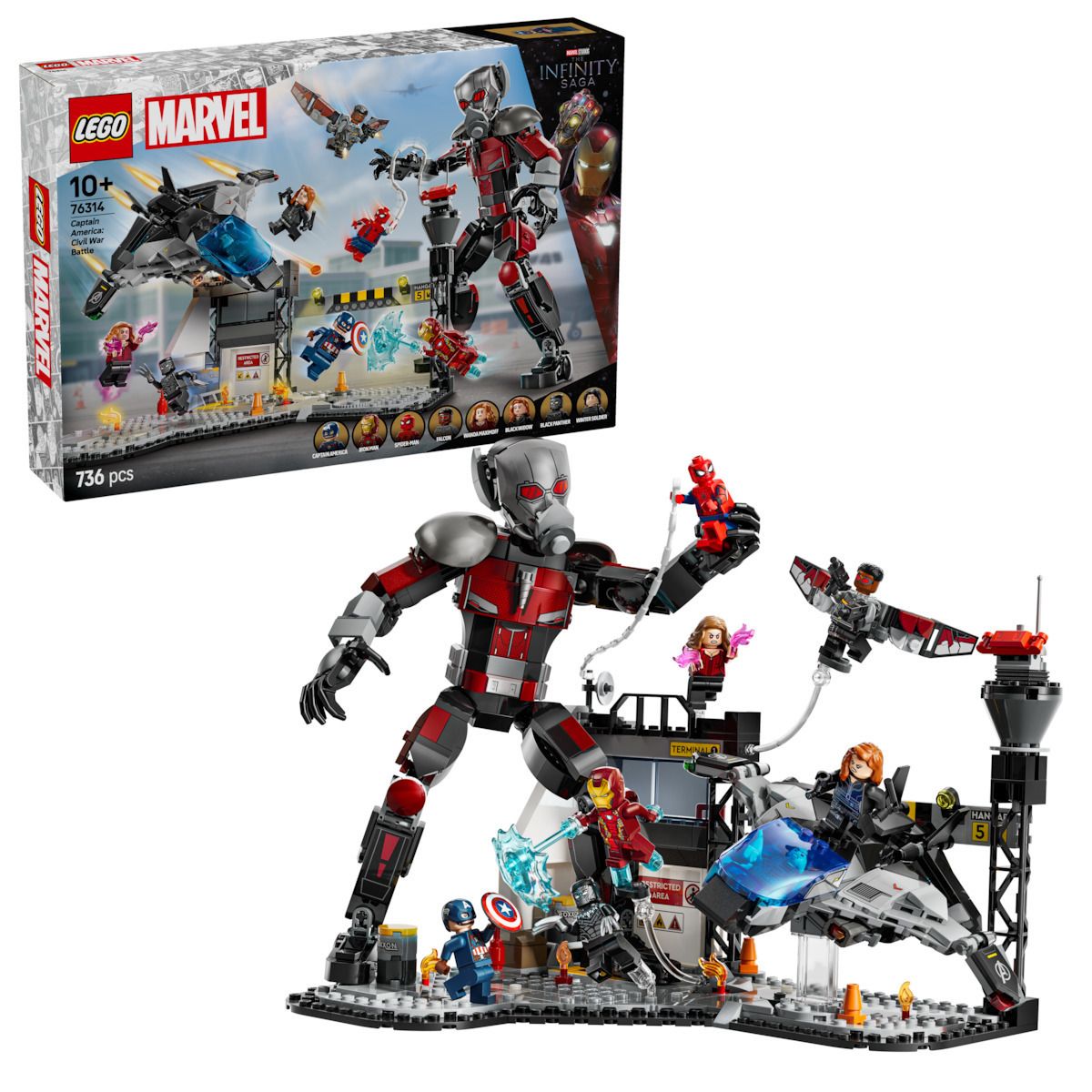 Φωτογραφία προϊόντος: LEGO Super Heroes Μάχη Captain America: Εμφύλιος Πόλεμος (76314)