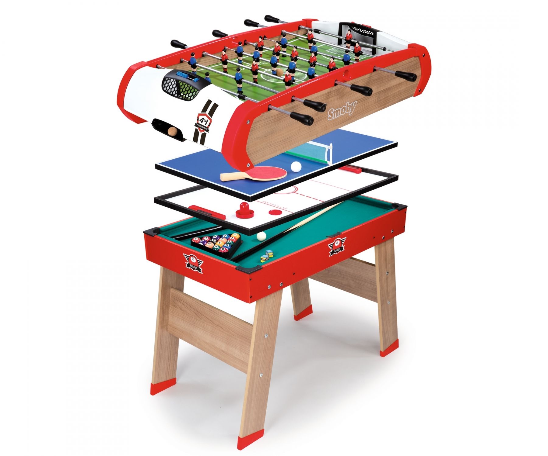 Φωτογραφία προϊόντος: Smoby Ποδοσφαιράκι Powerplay 4 in 1 (7600640002)