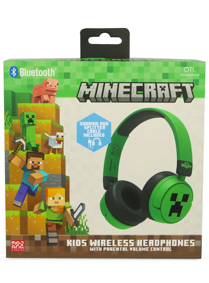 Φωτογραφία προϊόντος: Cd-Media Ακουστικά OTL Minecraft Creeper Kids (ACC-1090)