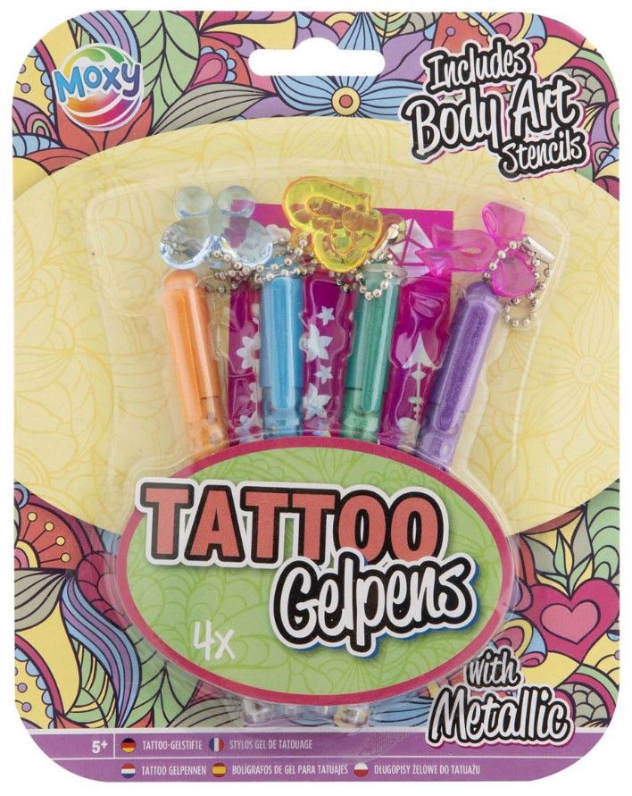 Φωτογραφία προϊόντος: Grafix Μαρκαδόροι Tattoo Μεταλλικοί (150126)