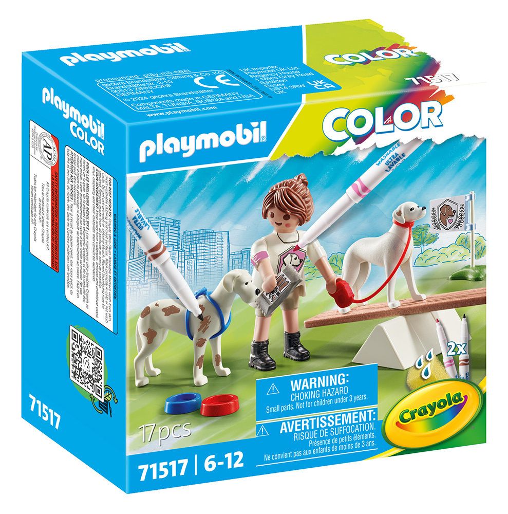 Φωτογραφία προϊόντος: Playmobil Color Εκπαίδευση Σκύλων (71517)