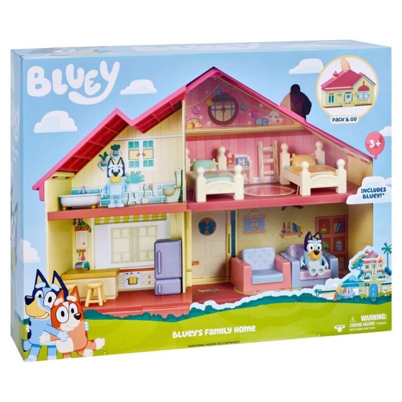 Φωτογραφία προϊόντος: Giochi Preziosi Bluey Σετ Παιχνιδιού Σπίτι Ώρα για Πάρτυ (BLY76000)