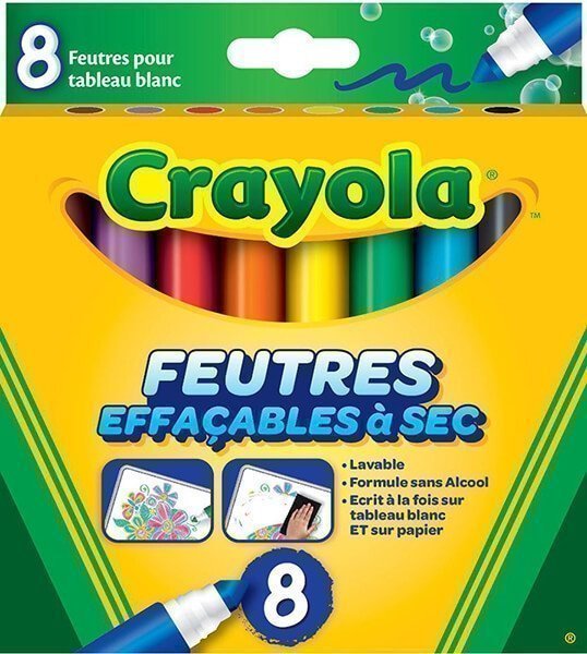 Φωτογραφία προϊόντος: Giochi Preziosi Crayola Μαρκαδόροι 8 Για Λευκό Πίνακα (03.8223)