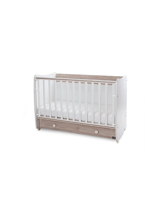Φωτογραφία προϊόντος: Lorelli Κρεβατακι Dream 60/120 White/Light Oak New (10150420045A)
