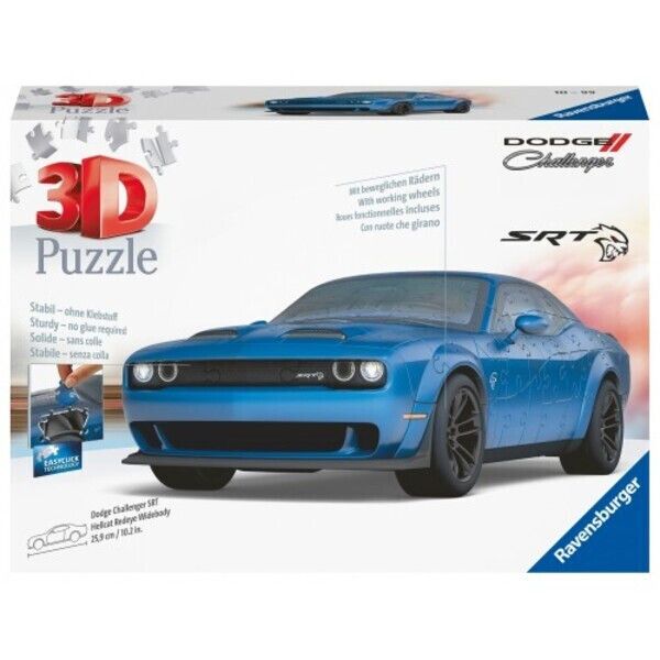 Φωτογραφία προϊόντος: Παζλ 3D Ravensburger Dodge Challenger Hellcat (11283)