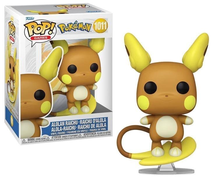 Φωτογραφία προϊόντος: Funko Pop! Funko Pop Games: Pokemon - Alolan Raichu #1011 (098604)