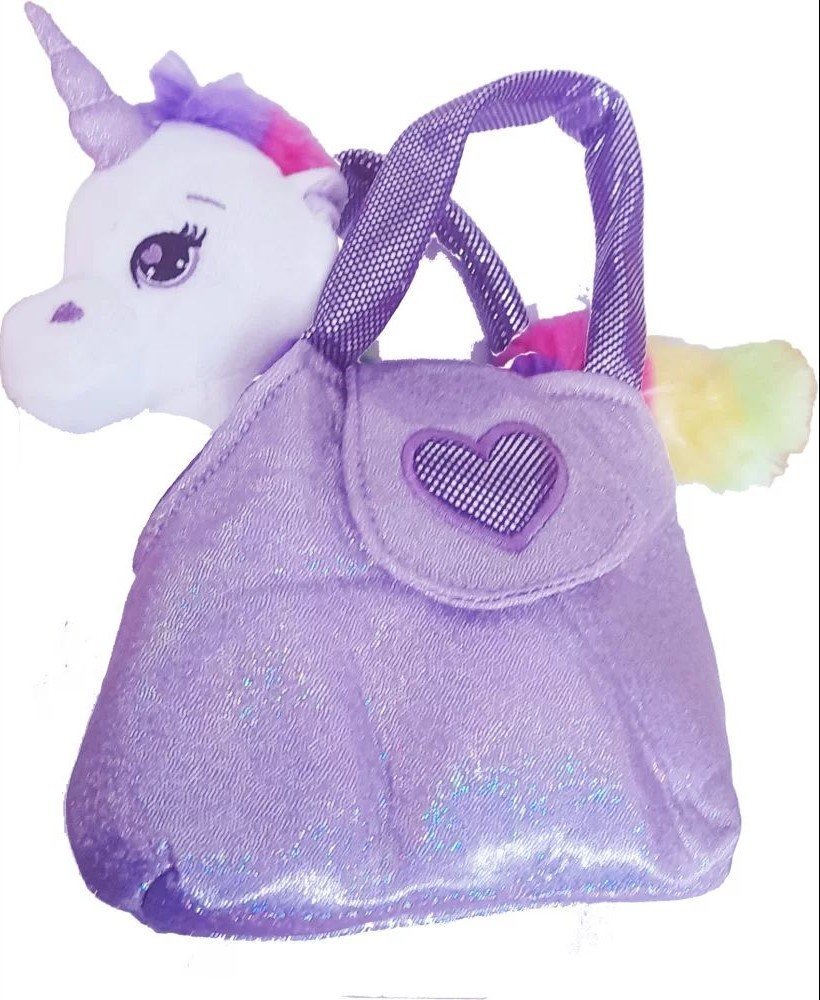 Φωτογραφία προϊόντος: Real Fun Toys Λούτρινος Μονόκερος με Τσάντα Μεταφοράς (25533)