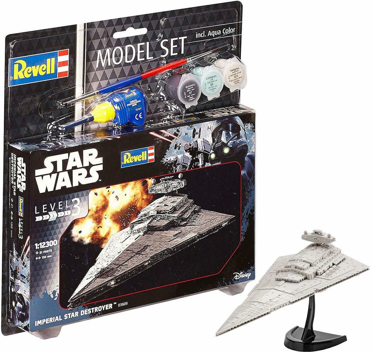 Φωτογραφία προϊόντος: Revell Σέτ Μοντελισμού Διαστημόπλοιο Imperial Star Destroyer 1:12300 (REVE63609)