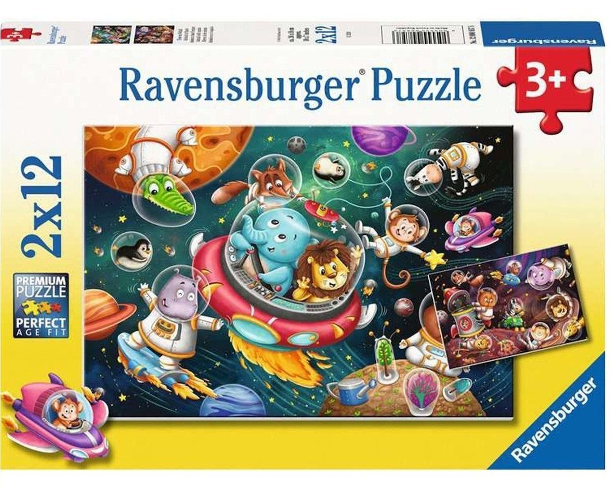 Φωτογραφία προϊόντος: Παζλ Ravensburger 2x12 Διάστημα (12000857)