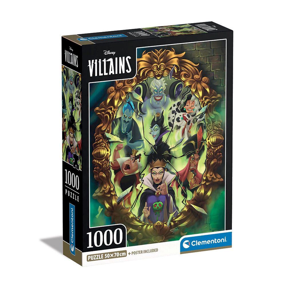 Φωτογραφία προϊόντος: Πάζλ 1000 Clementoni High Quality Villains (1260-39812)