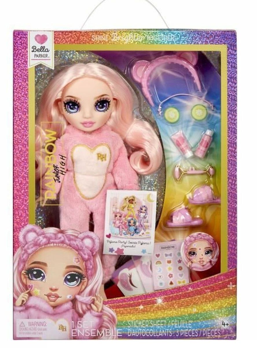 Φωτογραφία προϊόντος: MGA Entertainment Κούκλα Rainbow High Junior High PJ Party Κούκλα Bella Ροζ (503675-EUC)