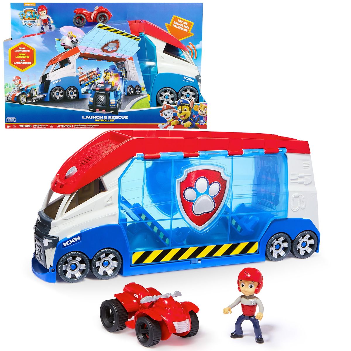 Φωτογραφία προϊόντος: Spin Master Paw Patrol Εκτοξευτές Οχημάτων Με Φώτα Και Ήχους (6069338)