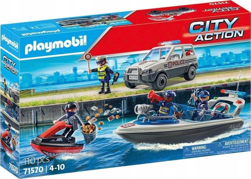 Φωτογραφία προϊόντος: Playmobil Θαλάσσια Αστυνομική Καταδίωξη (71570)