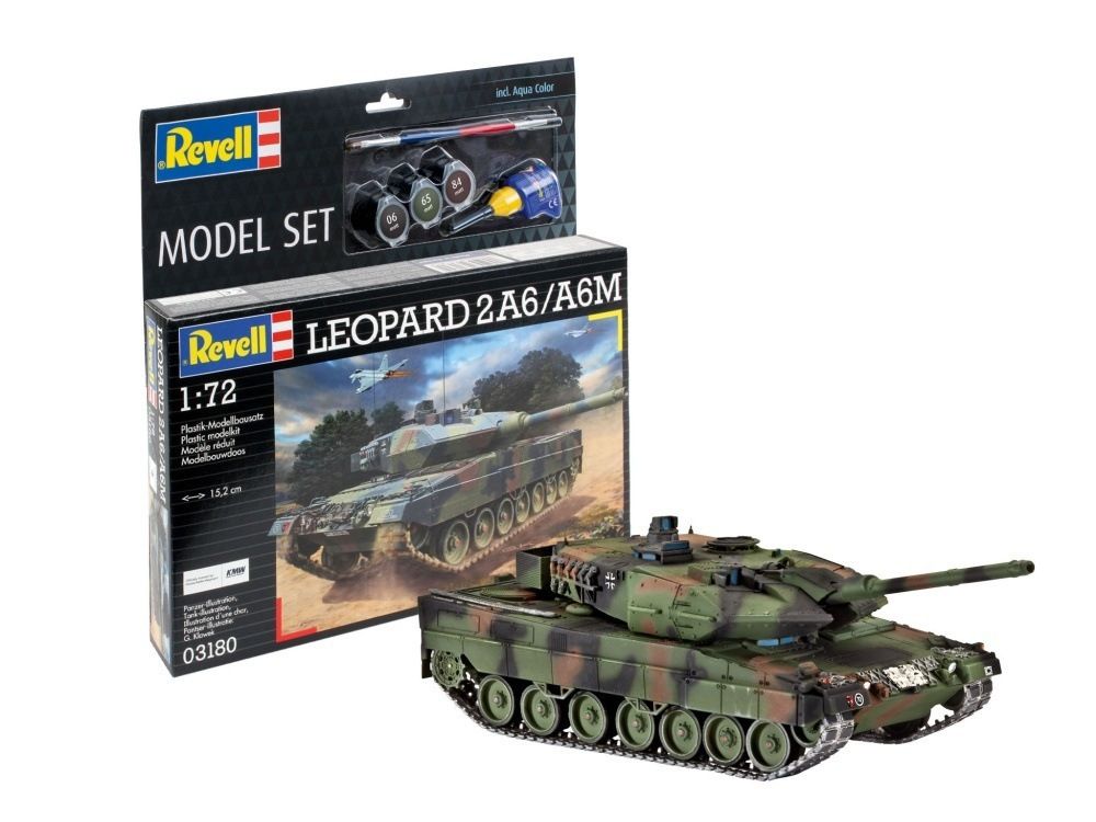 Φωτογραφία προϊόντος: Revell Φιγούρα Μοντελισμού Leopard 2A6/A6M 1:72 (REVE63180)